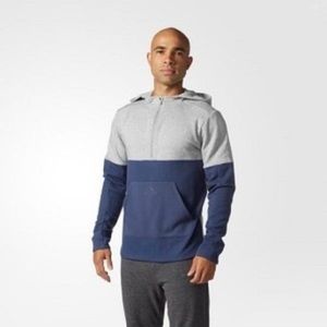 Adidas Postgame Half Zip Hoodie Men's Large